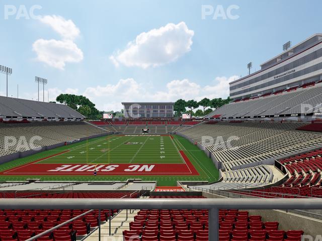 Seating view for Carter-Finley Stadium Section 220