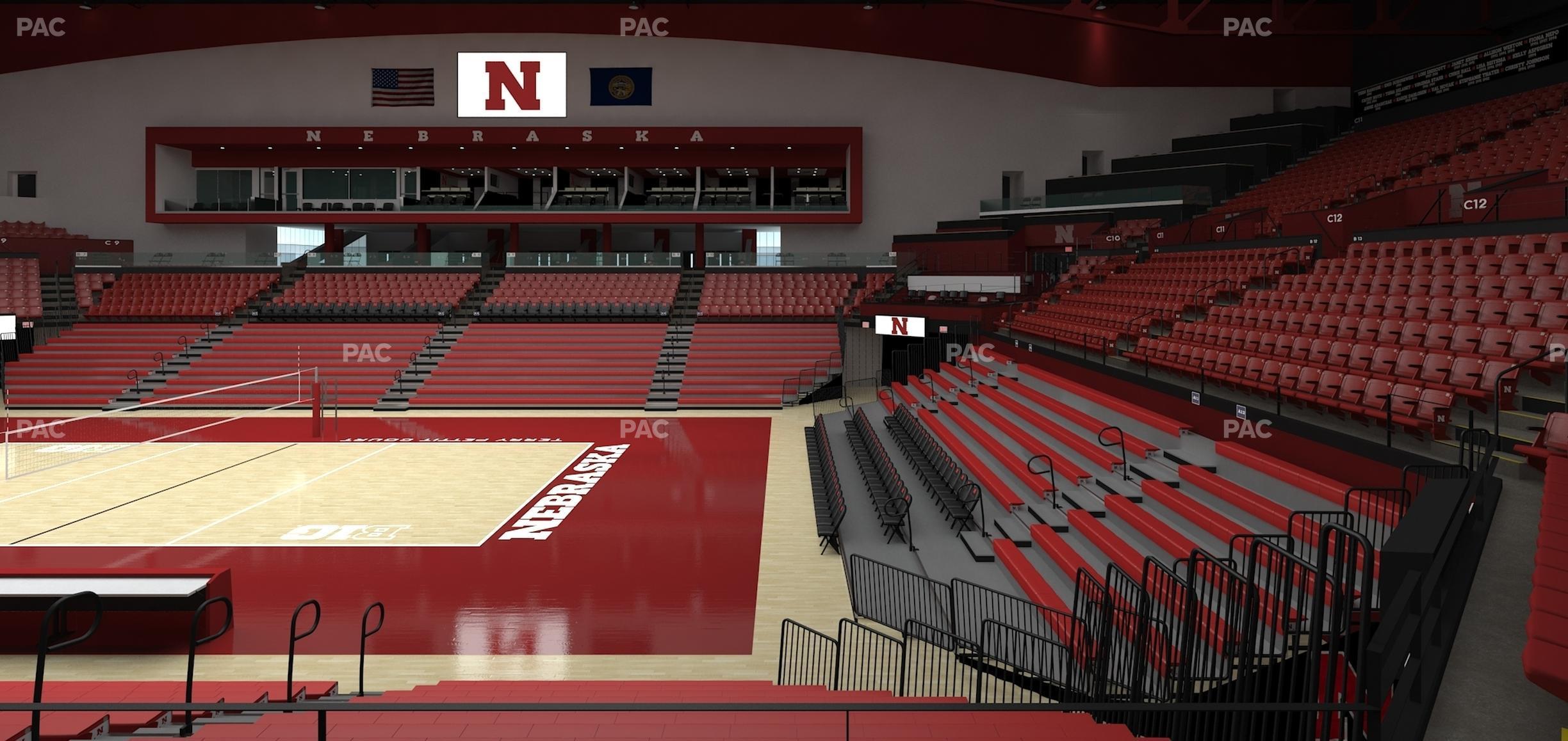 Seating view for Bob Devaney Sports Center Section B 15