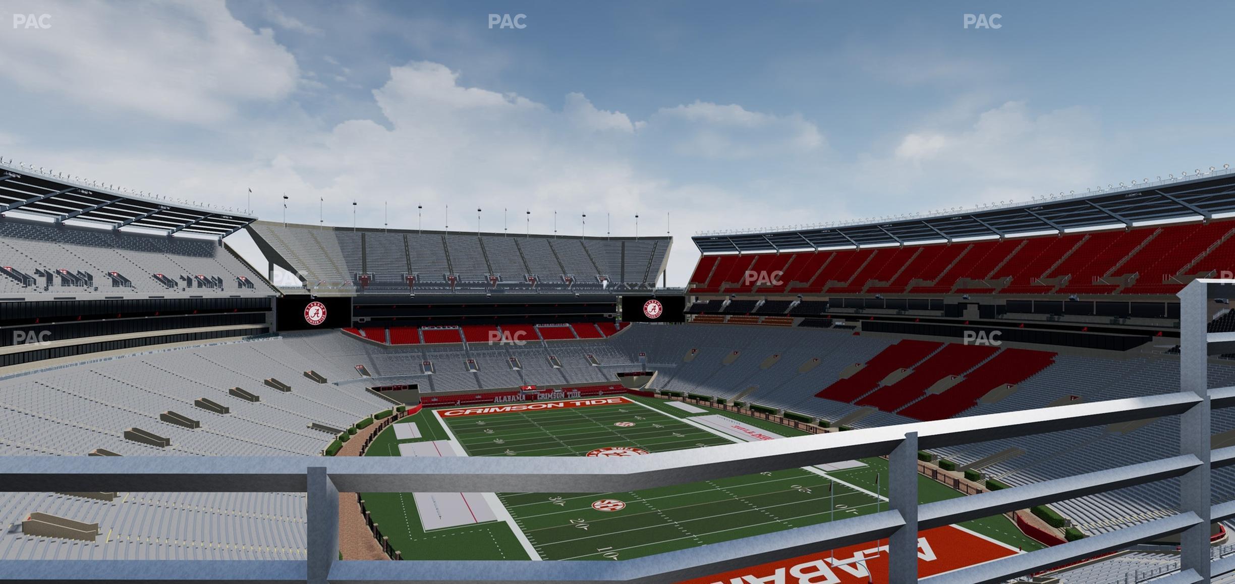 Seating view for Bryant Denny Stadium Section Nn 12