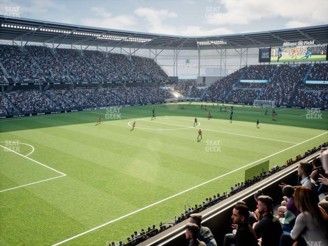 Seating view for Allianz Field Section 140