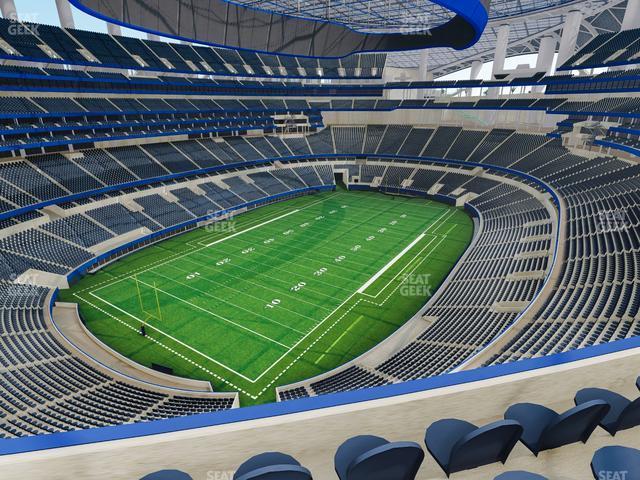 Seating view for SoFi Stadium Section 314