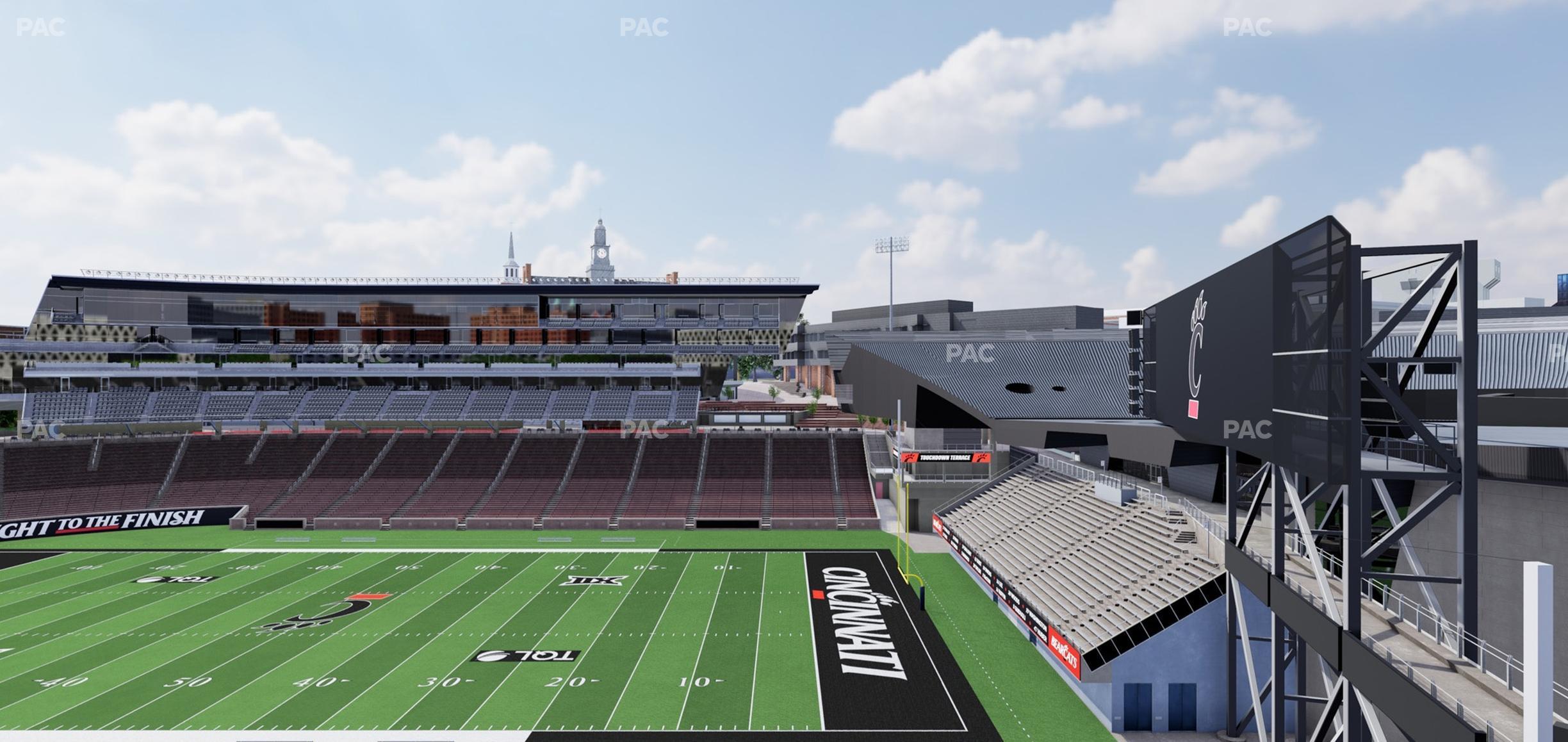 Seating view for Nippert Stadium Section 202