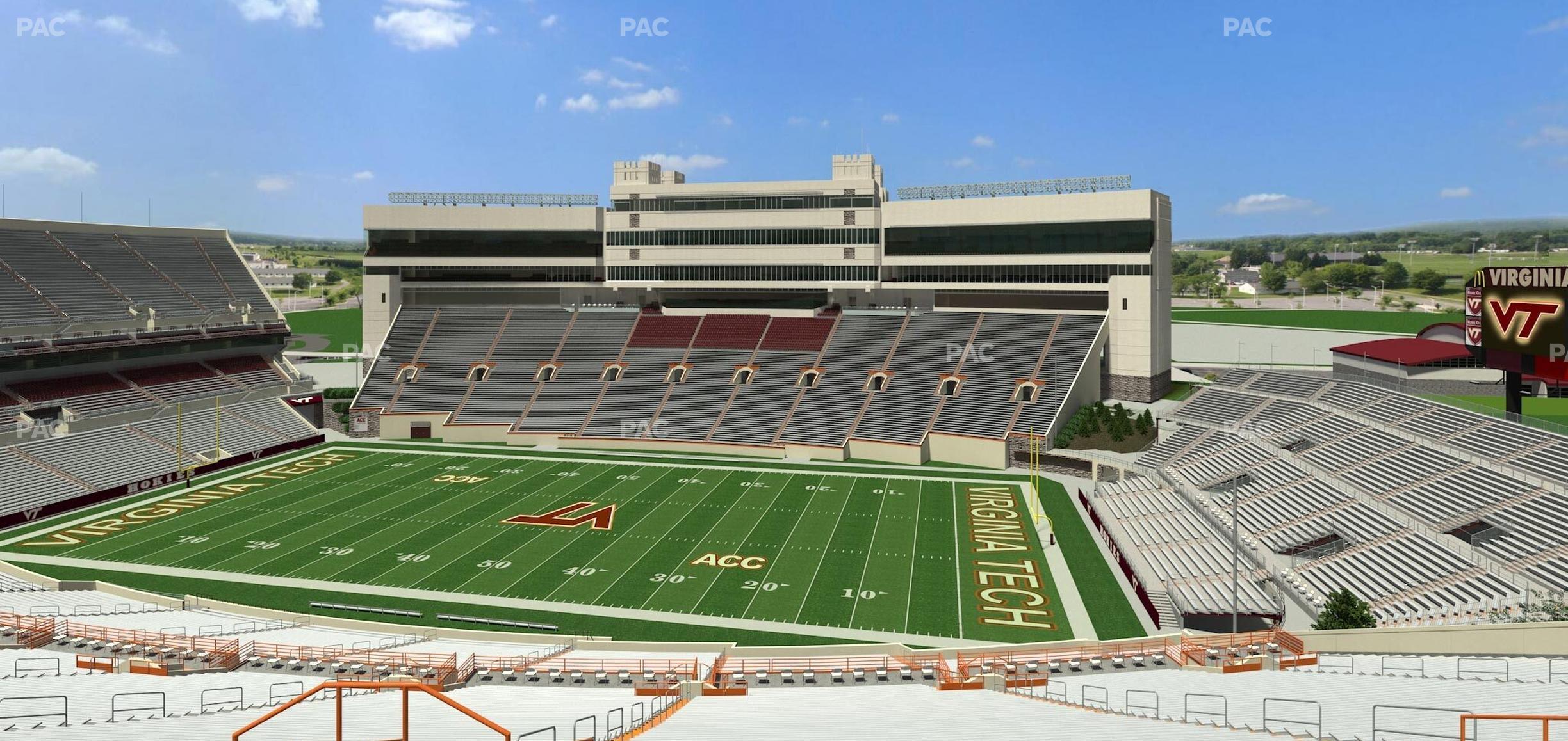 Seating view for Lane Stadium Section 228