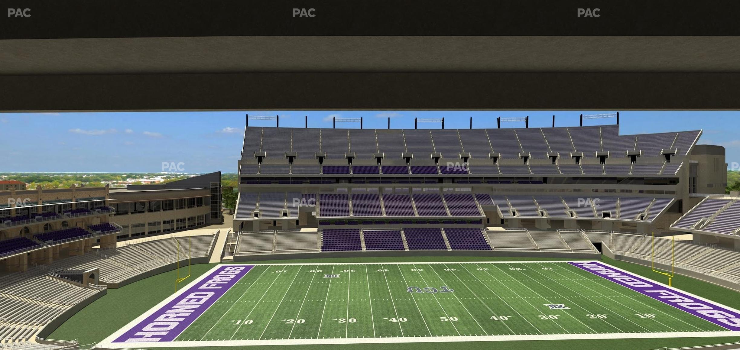 Seating view for Amon G Carter Stadium Section 235