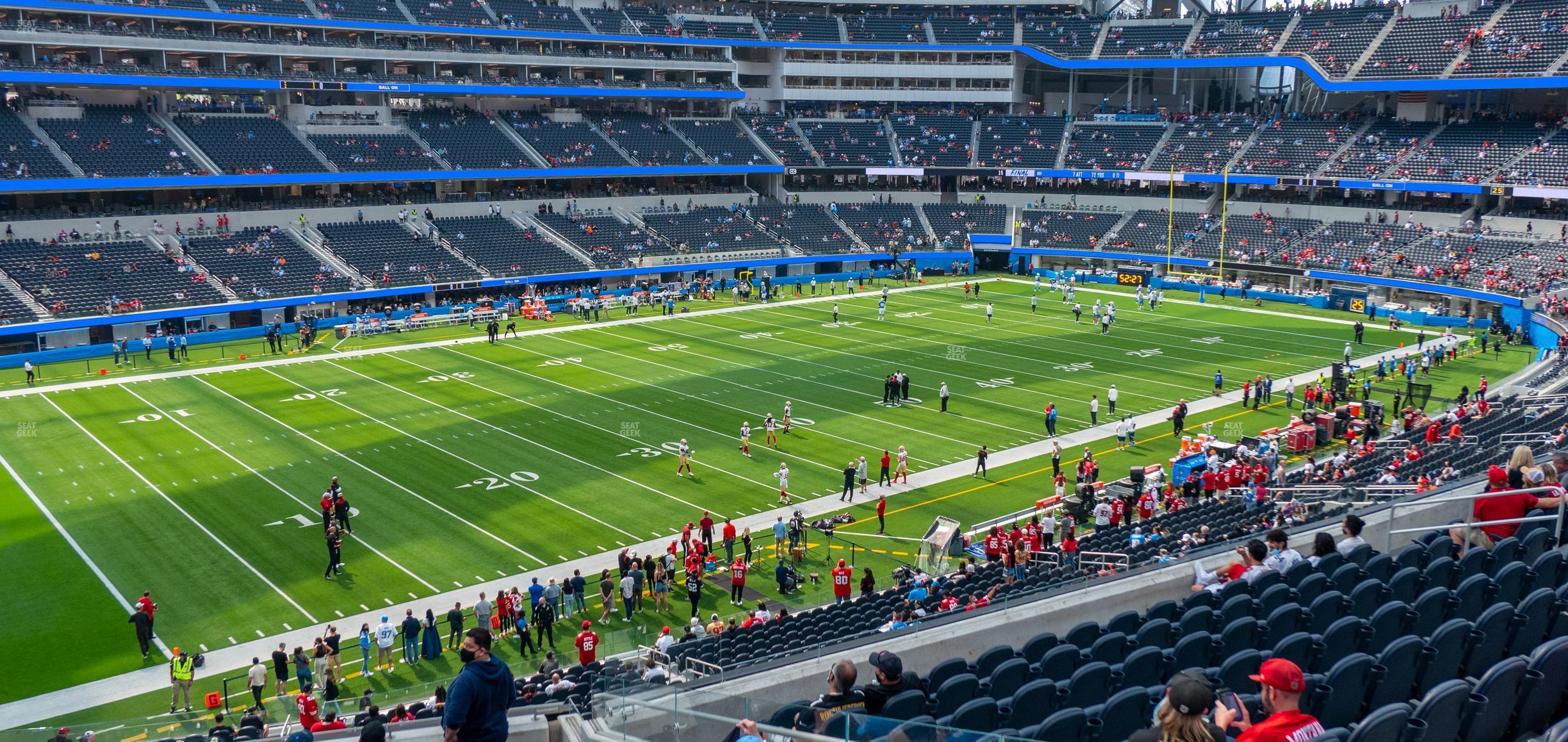 Seating view for SoFi Stadium Section 241