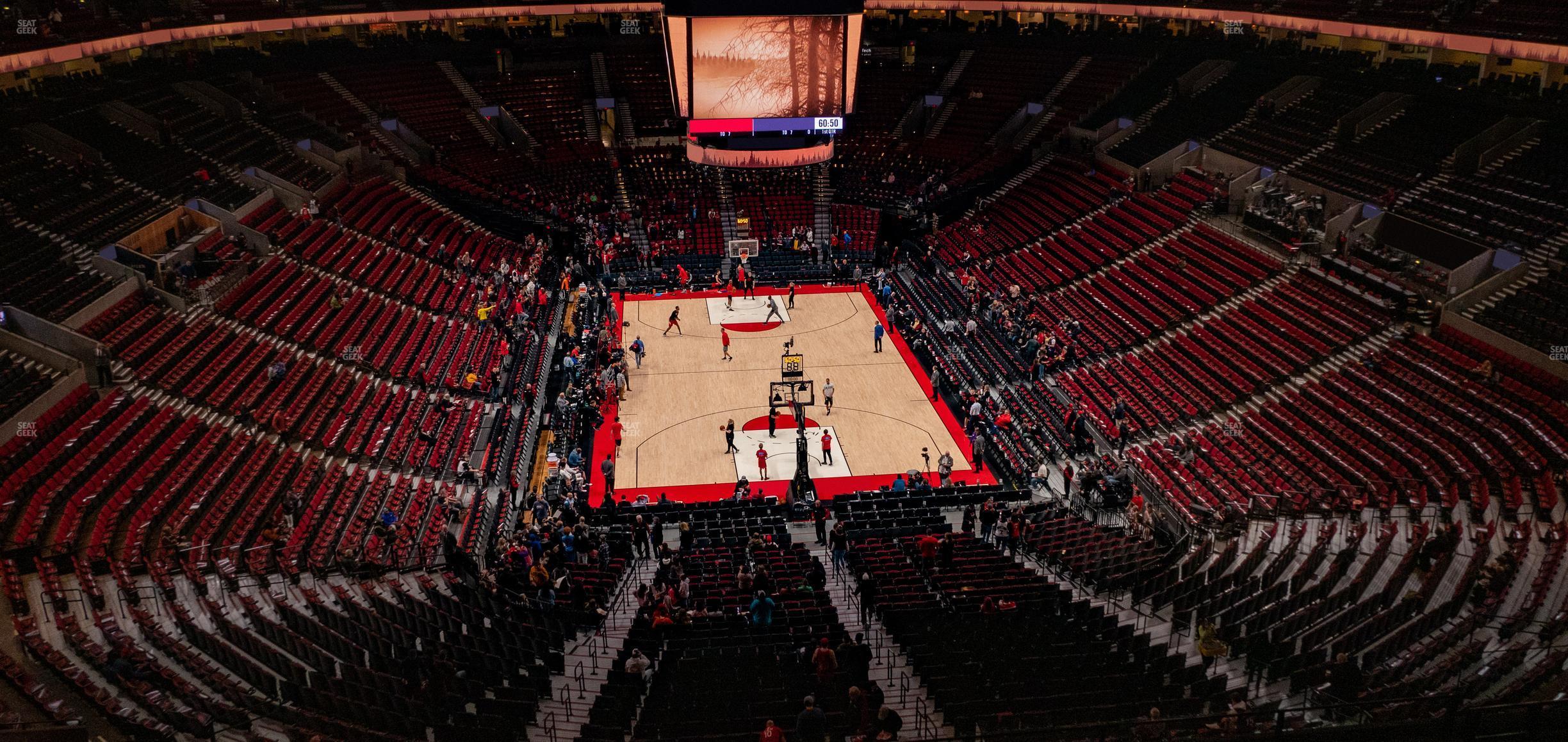 Seating view for Moda Center Section 327