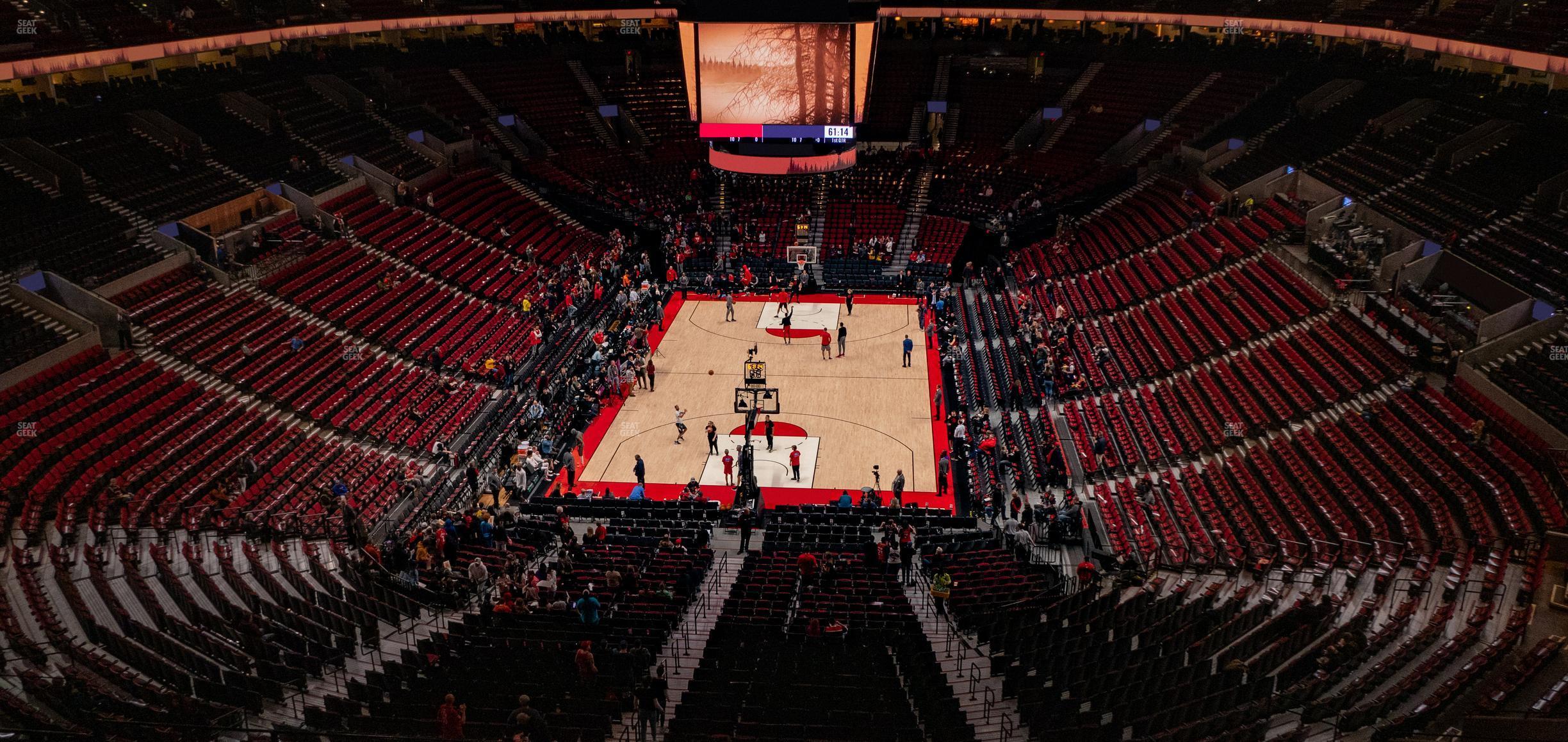 Seating view for Moda Center Section 326