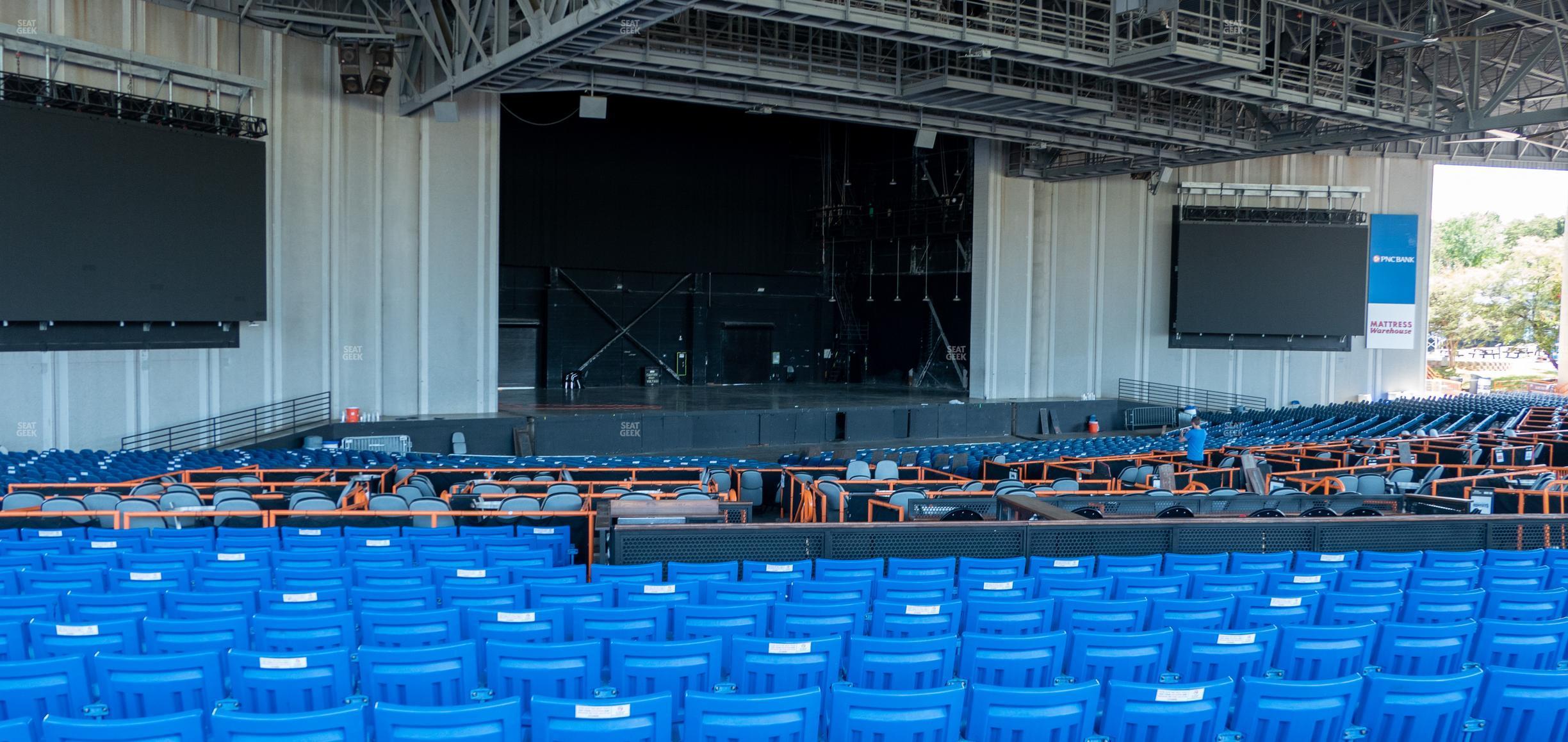 Seating view for PNC Music Pavilion Section Pavilion 8