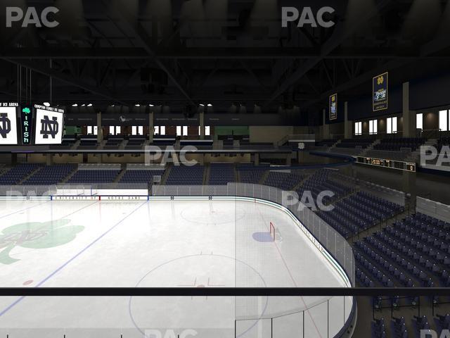 Seating view for Compton Family Ice Arena Section 111