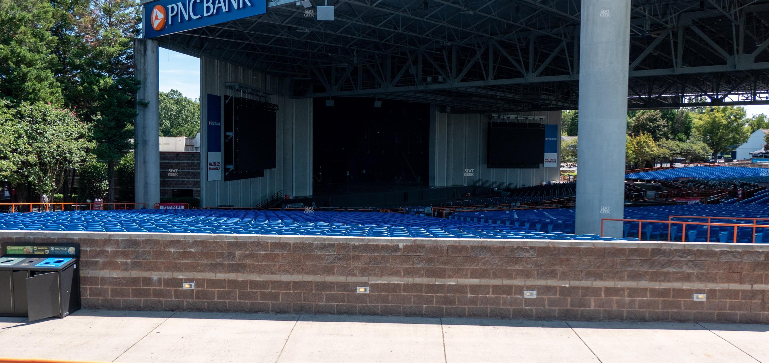 Seating view for PNC Music Pavilion Section Terrace 15