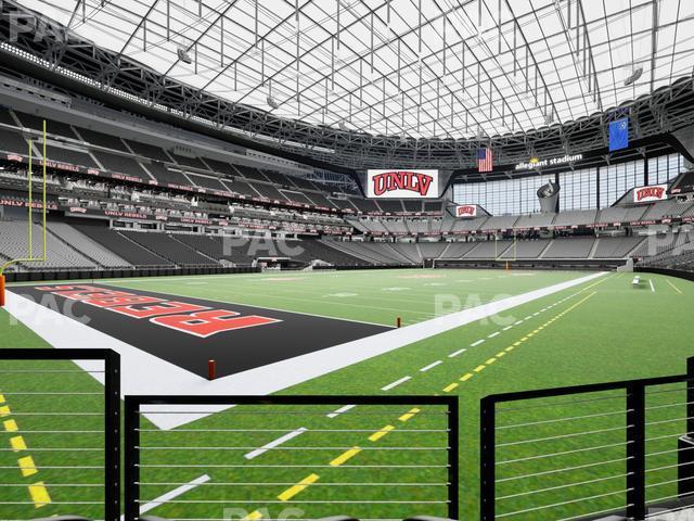 Seating view for Allegiant Stadium Section 119