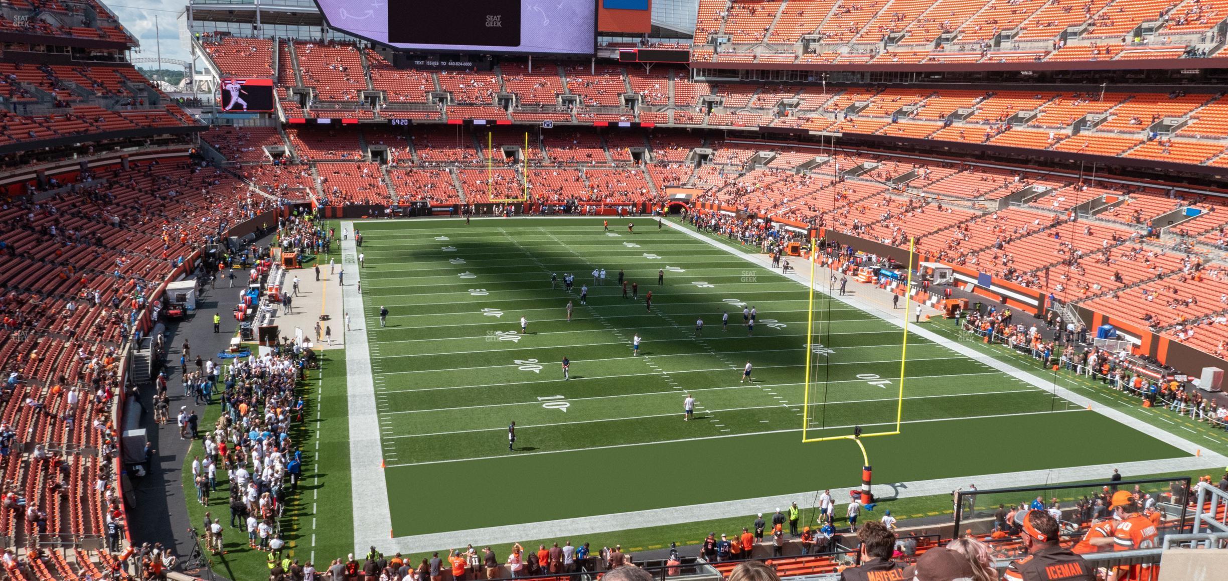 Seating view for Huntington Bank Field Section 318