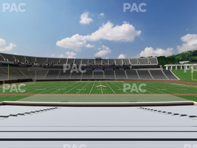 Seating view for Scott Stadium Section 107