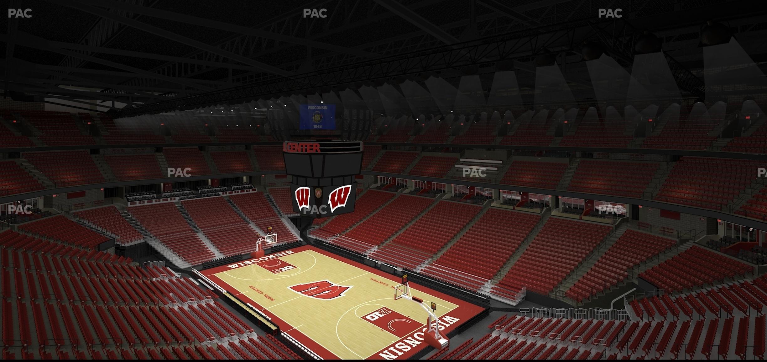 Seating view for Kohl Center Section 318