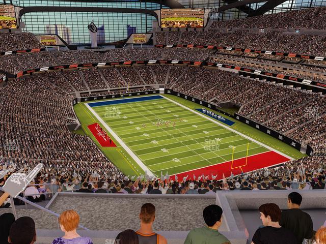 Seating view for Allegiant Stadium Section 429