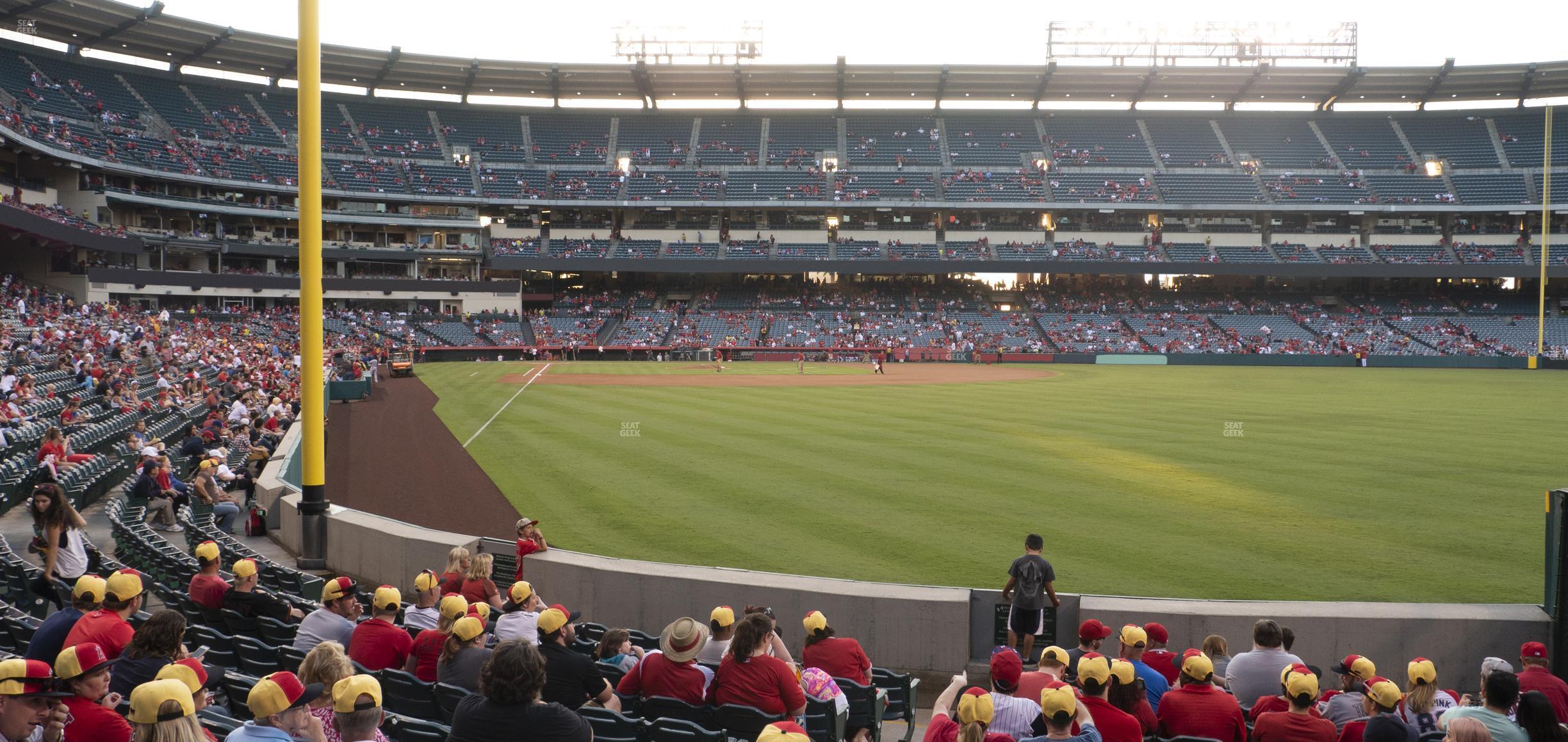 Seating view for Angel Stadium of Anaheim Section 134