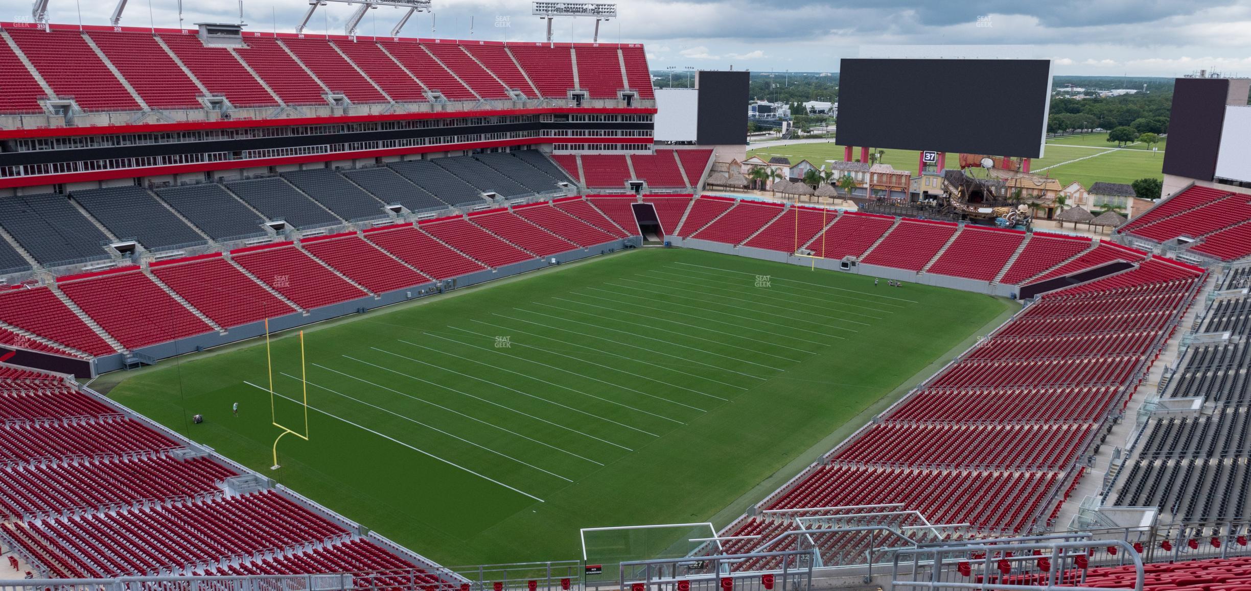 Seating view for Raymond James Stadium Section 327