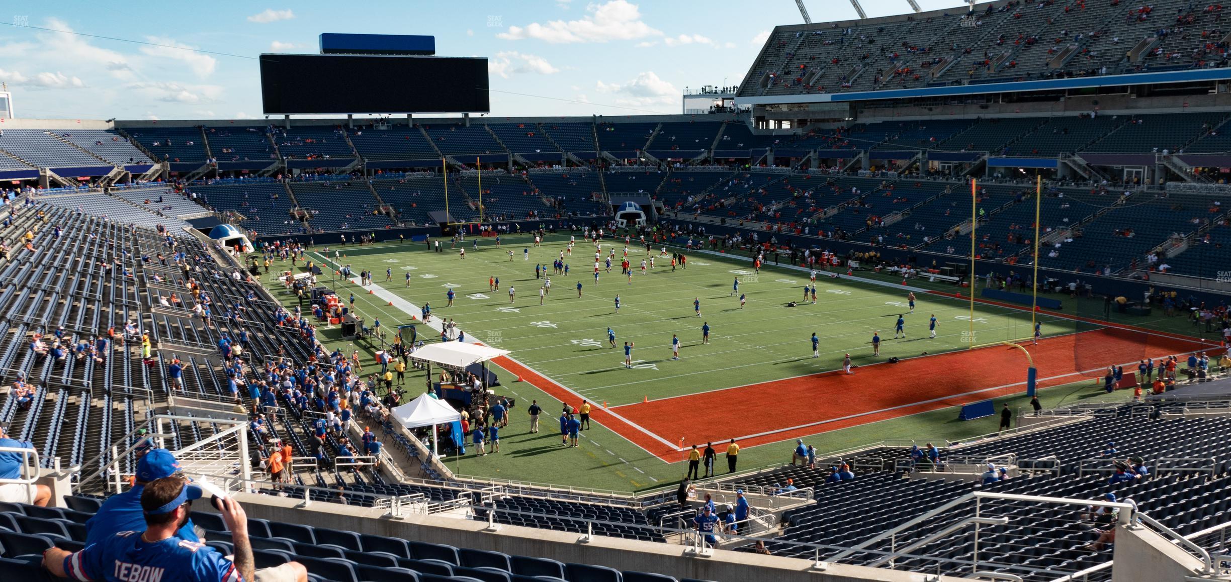 Seating view for Camping World Stadium Section Plaza 51