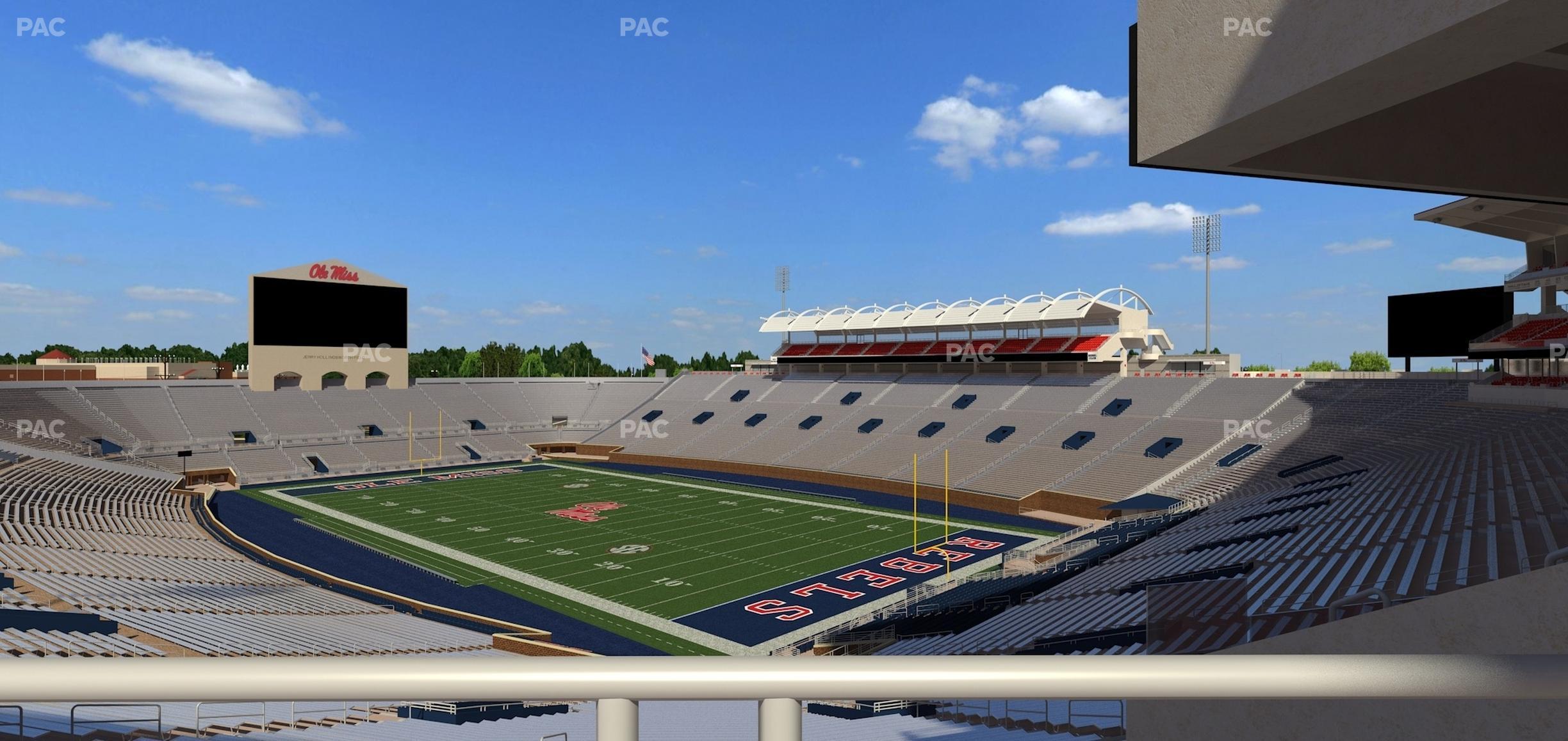 Seating view for Vaught Hemingway Stadium Section S 10