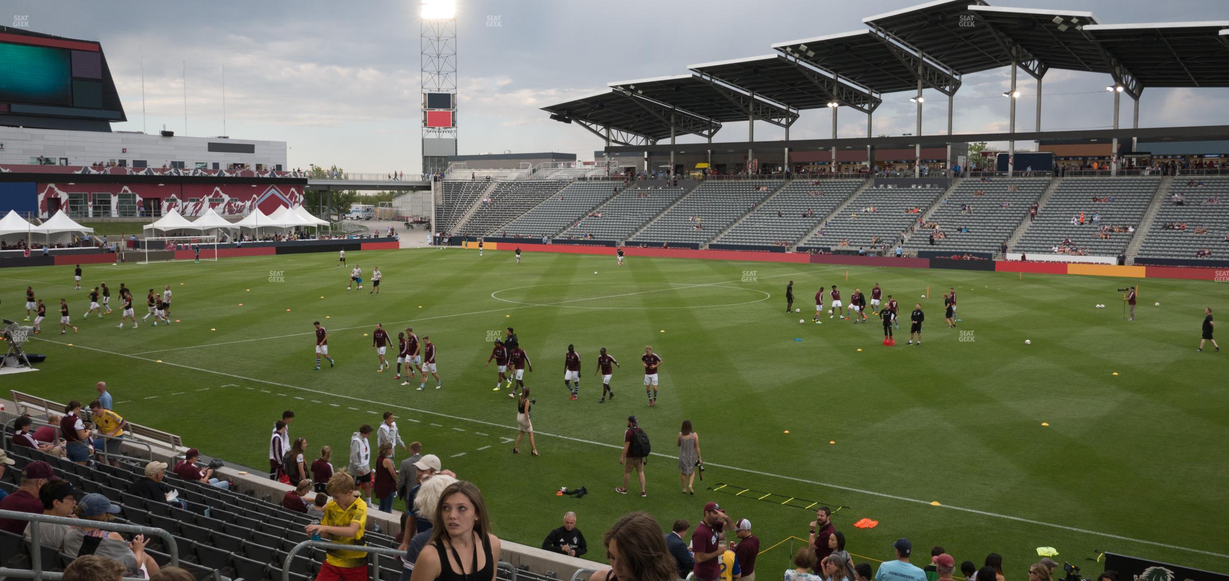 Seating view for Dick's Sporting Goods Park Section 125