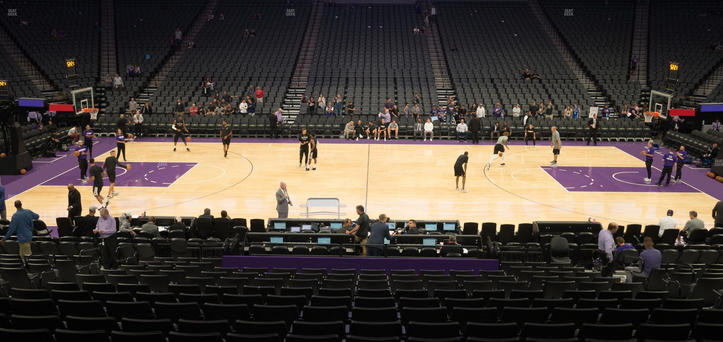 Seating view for Golden 1 Center Section 107