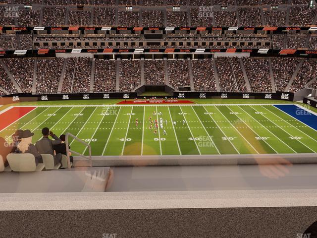 Seating view for Allegiant Stadium Section East Suite 2019