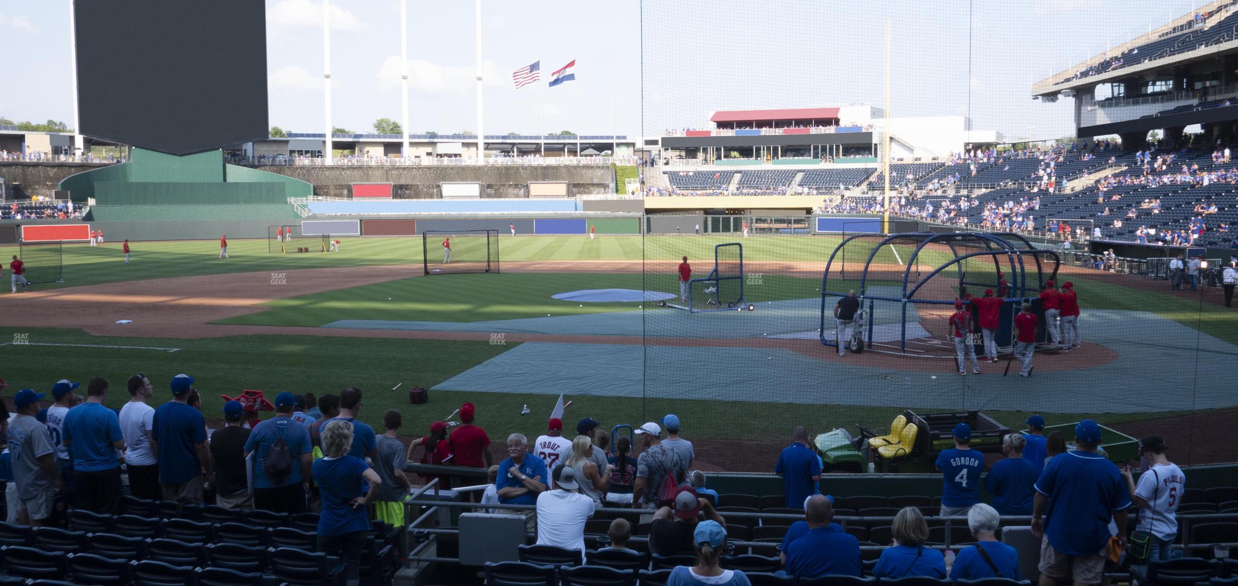 Seating view for Kauffman Stadium Section 124