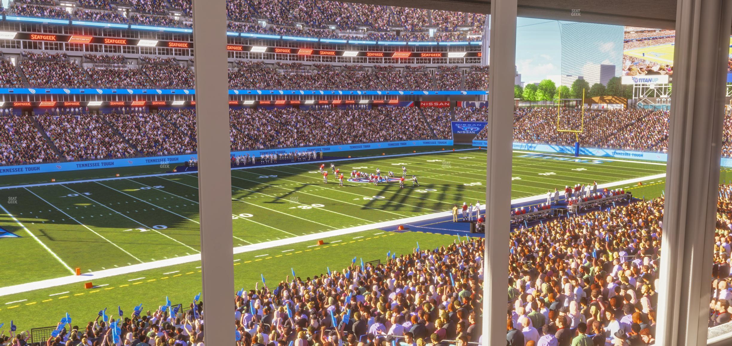 Seating view for Nissan Stadium Section Suite 21 E