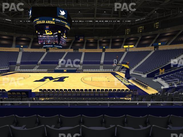 Seating view for Crisler Center Section 104