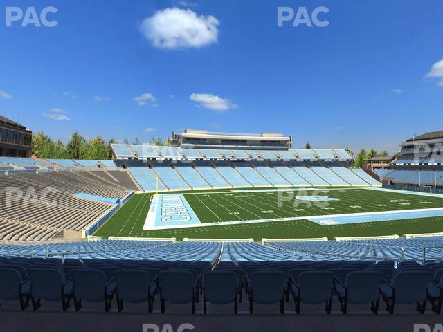 Seating view for Kenan Memorial Stadium Section 121