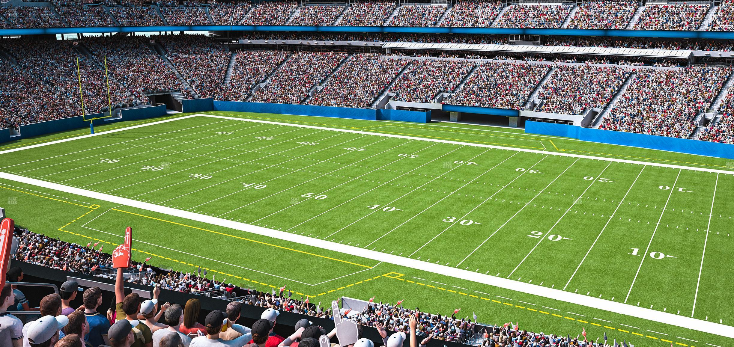 Seating view for MetLife Stadium Section 210