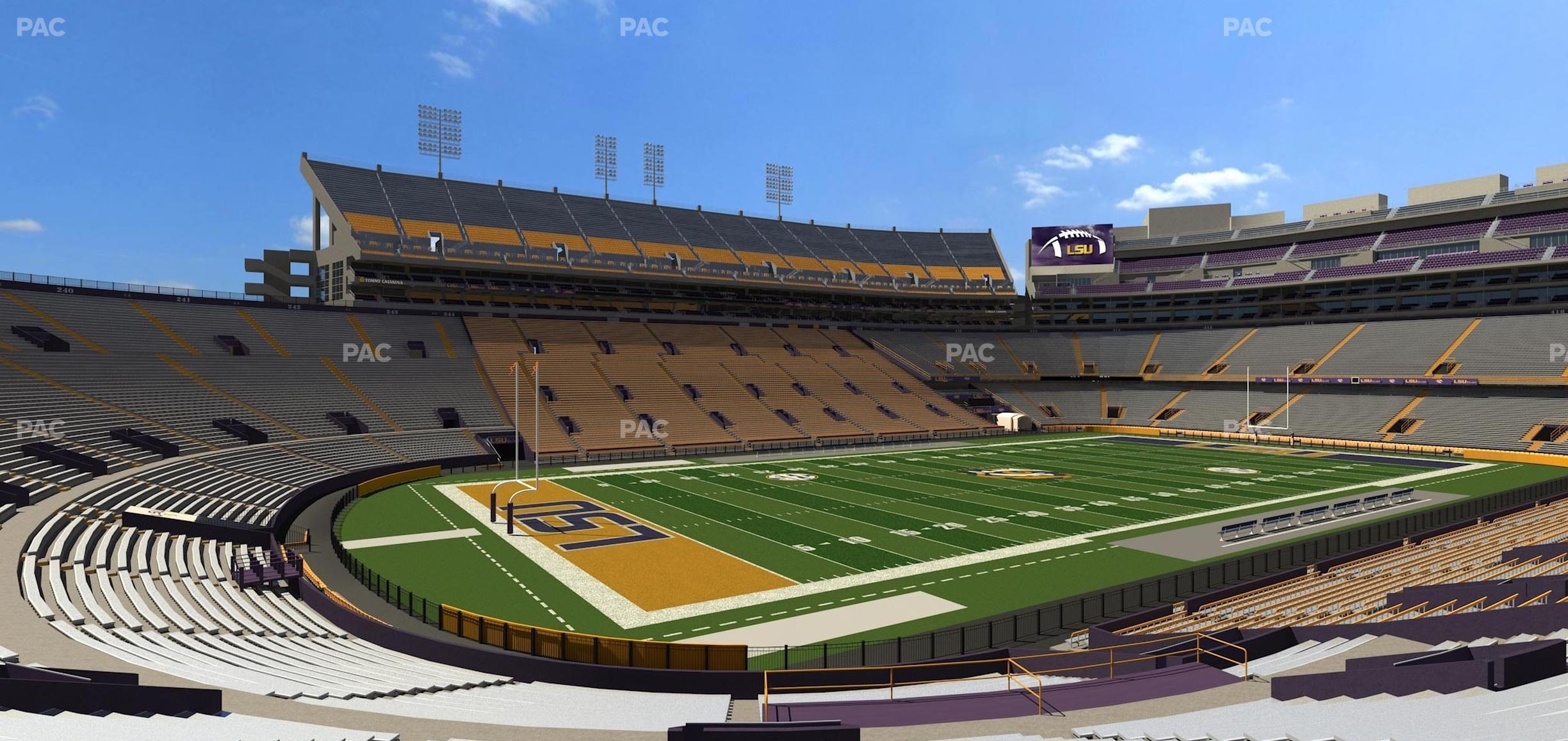 Seating view for Tiger Stadium Section 220