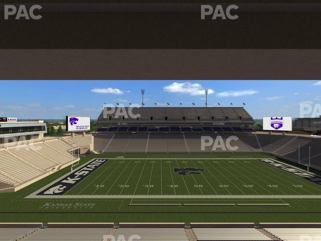 Seating view for Bill Snyder Family Stadium Section Loge 314