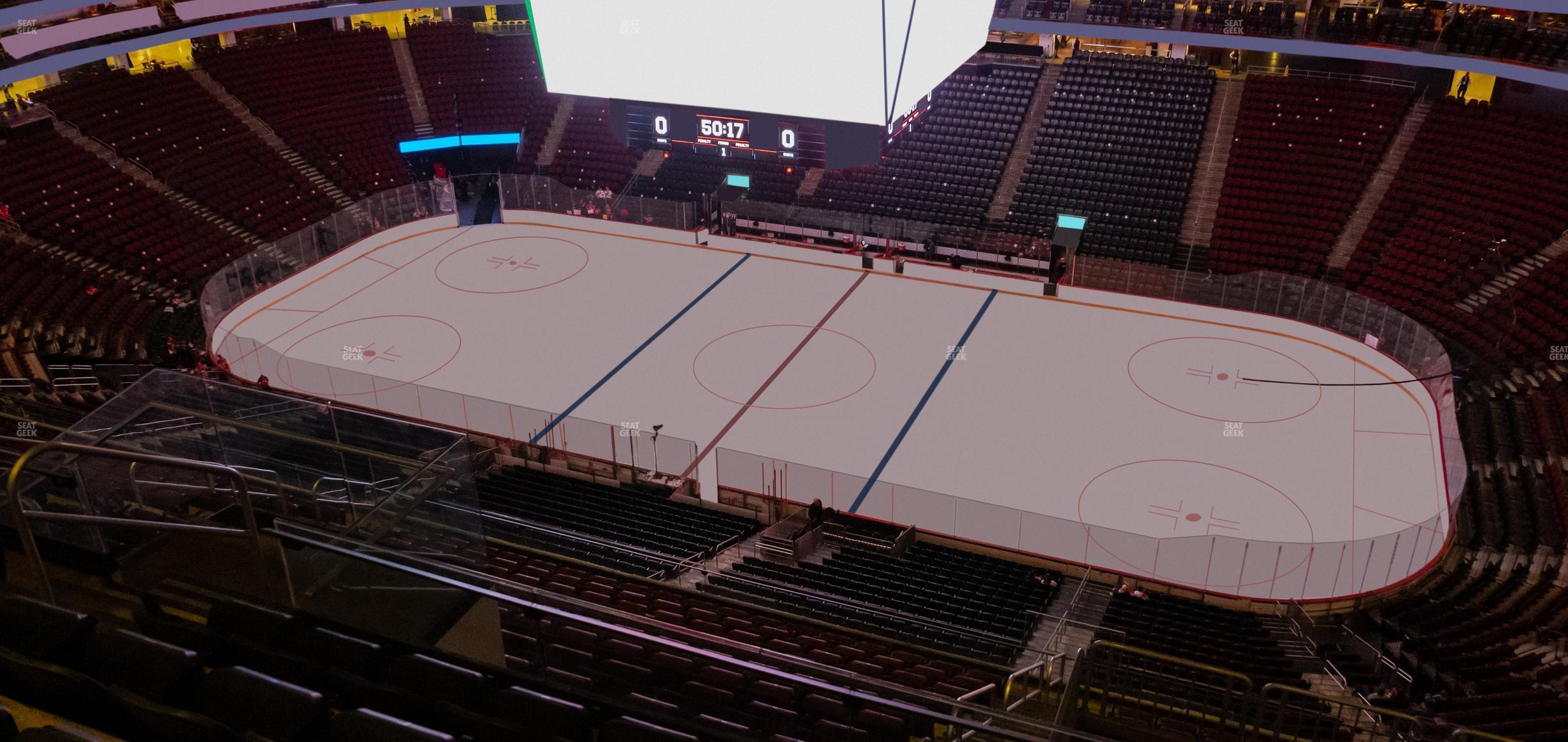 Seating view for Prudential Center Section 231