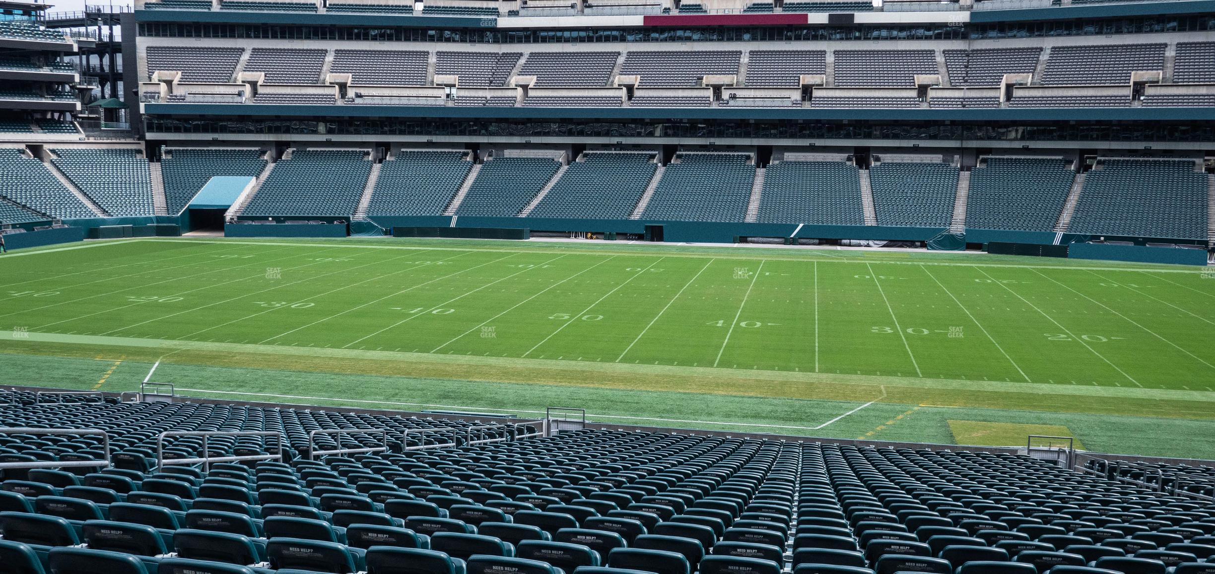 Seating view for Lincoln Financial Field Section 101