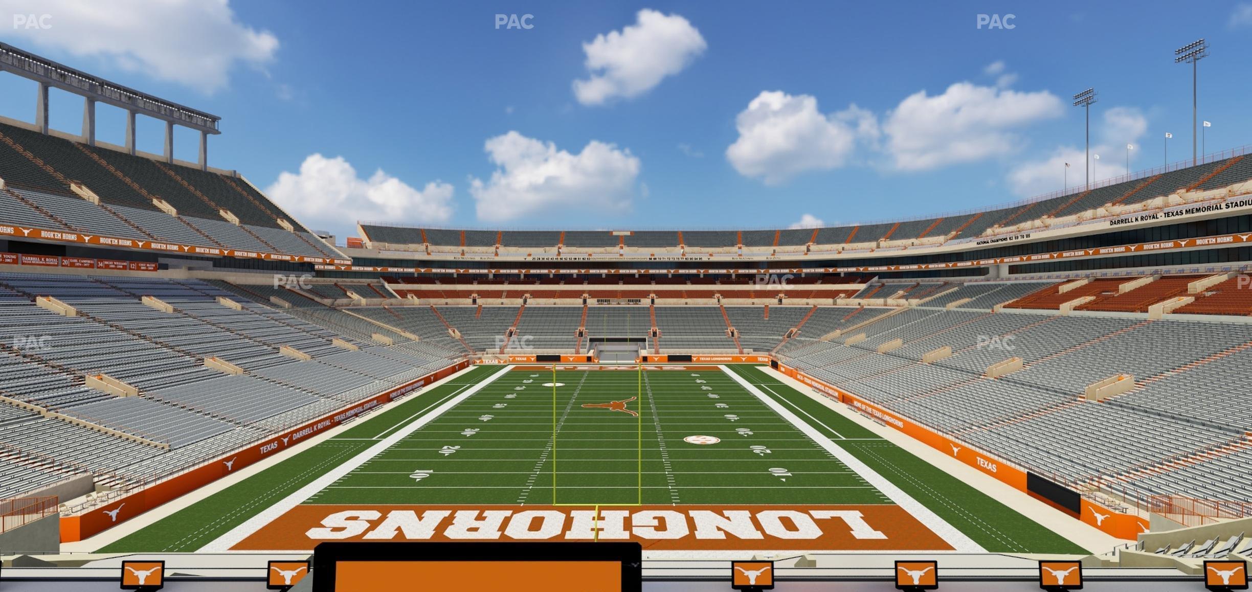 Seating view for Darrell K Royal - Texas Memorial Stadium Section 39 B