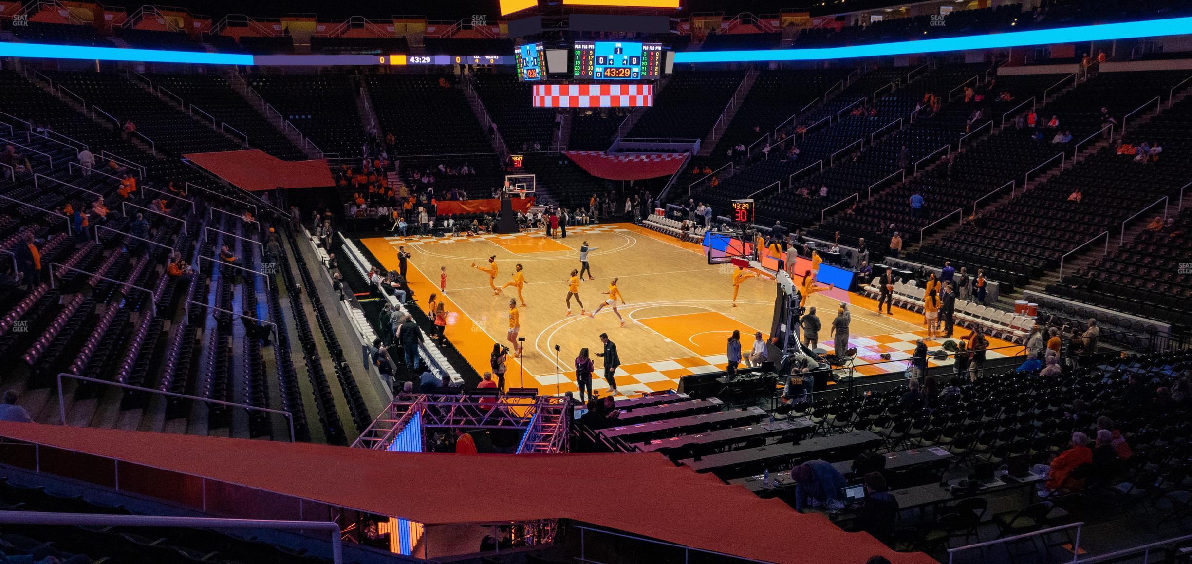 Seating view for Thompson-Boling Arena at Food City Center Section 115