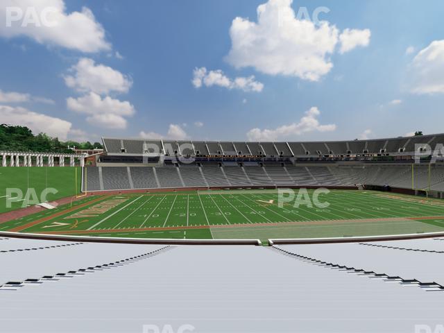 Seating view for Scott Stadium Section 127