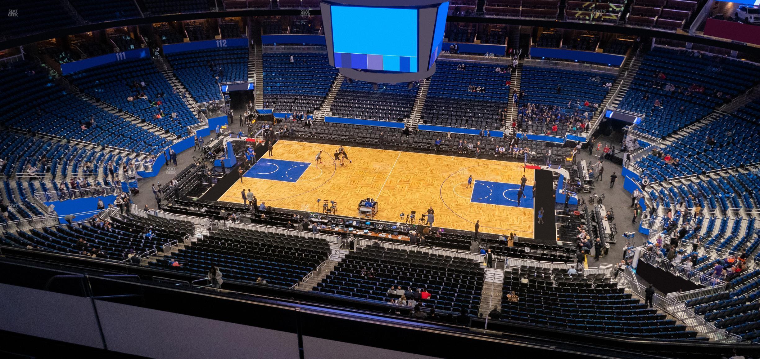 Seating view for Kia Center Section 208