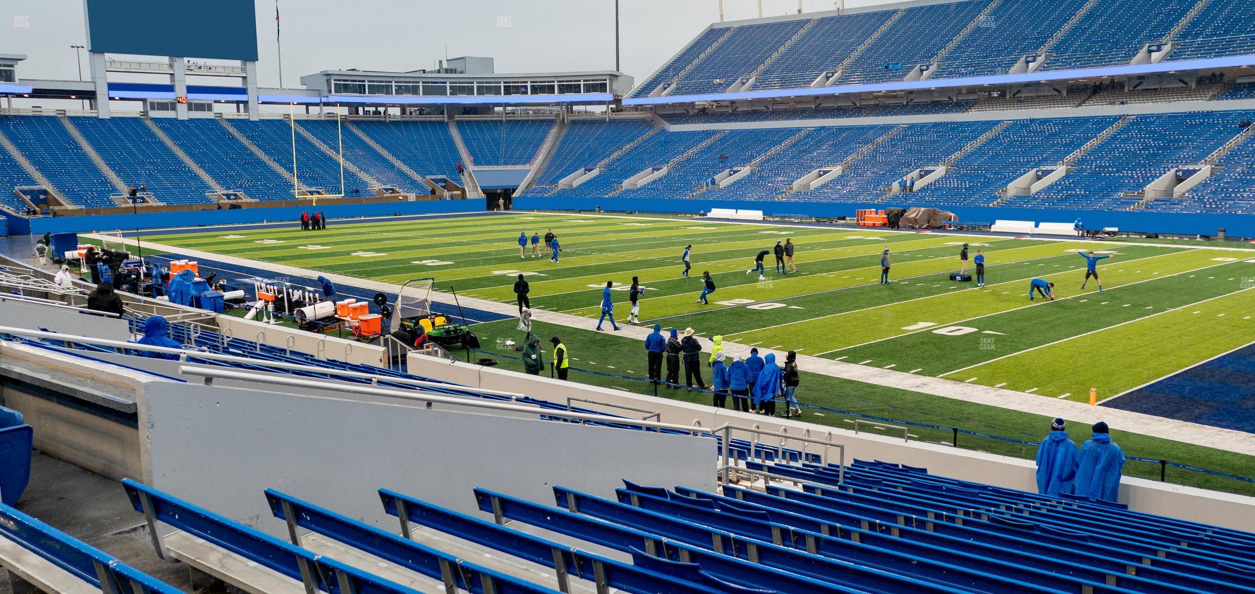 Seating view for Kroger Field Section 30