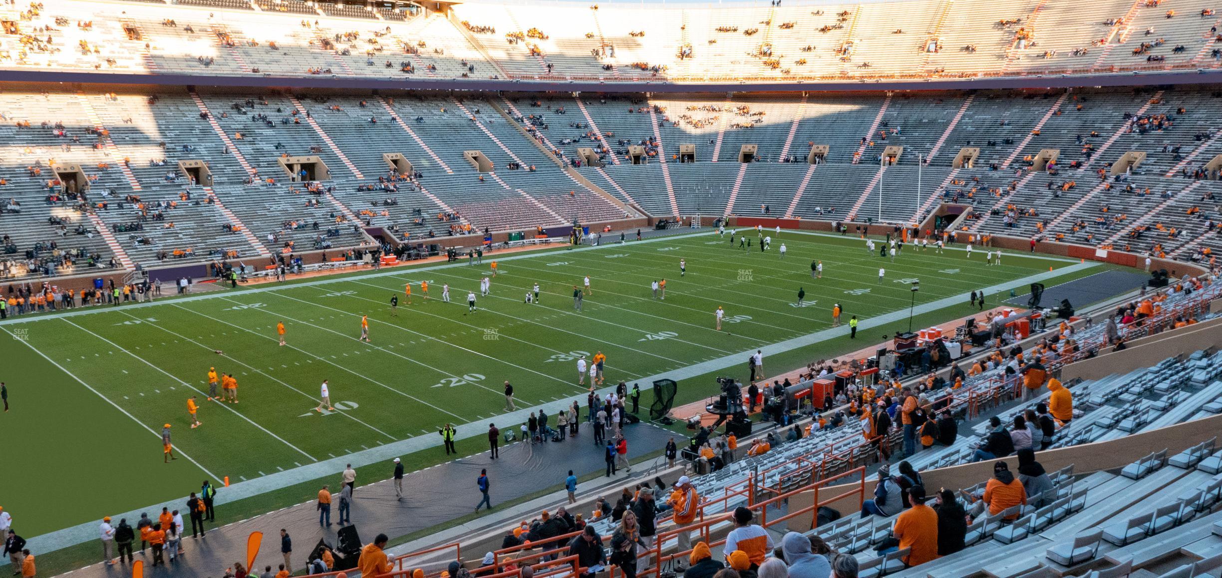 Seating view for Neyland Stadium Section X 2