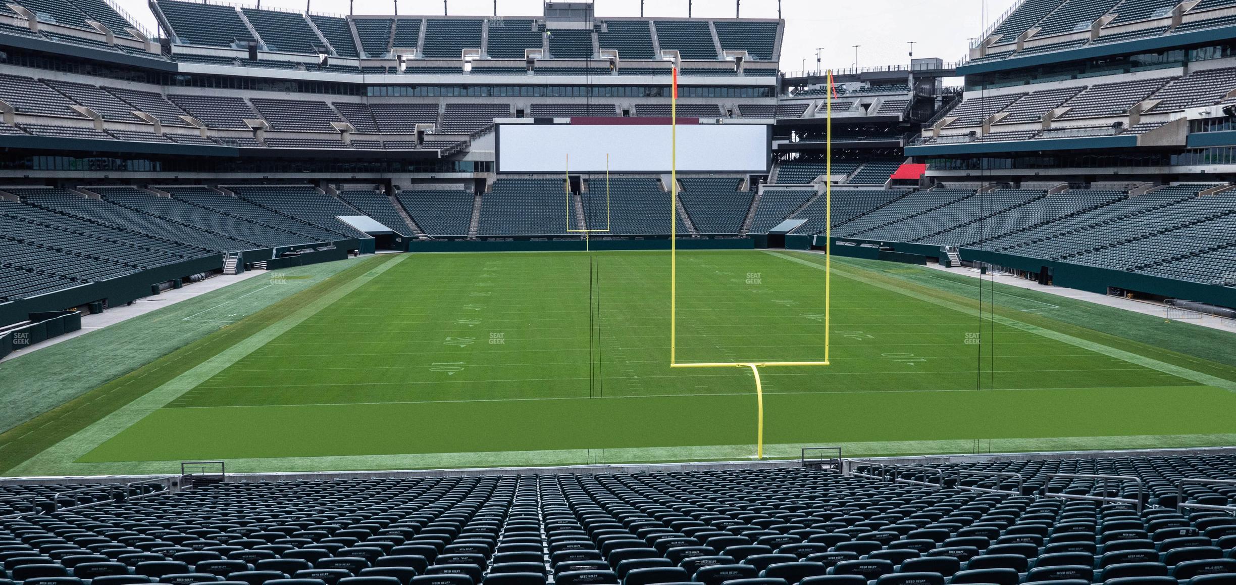 Seating view for Lincoln Financial Field Section 128