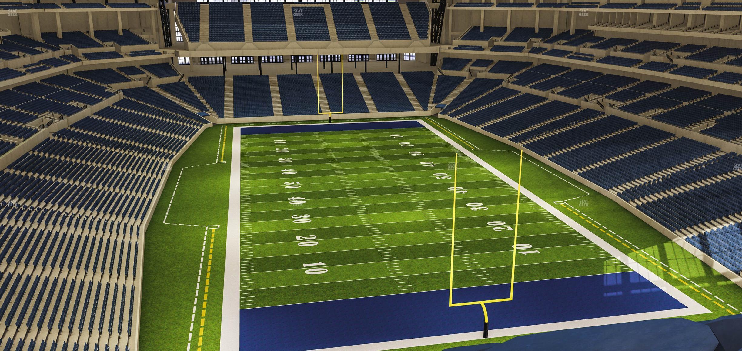 Seating view for Lucas Oil Stadium Section 528