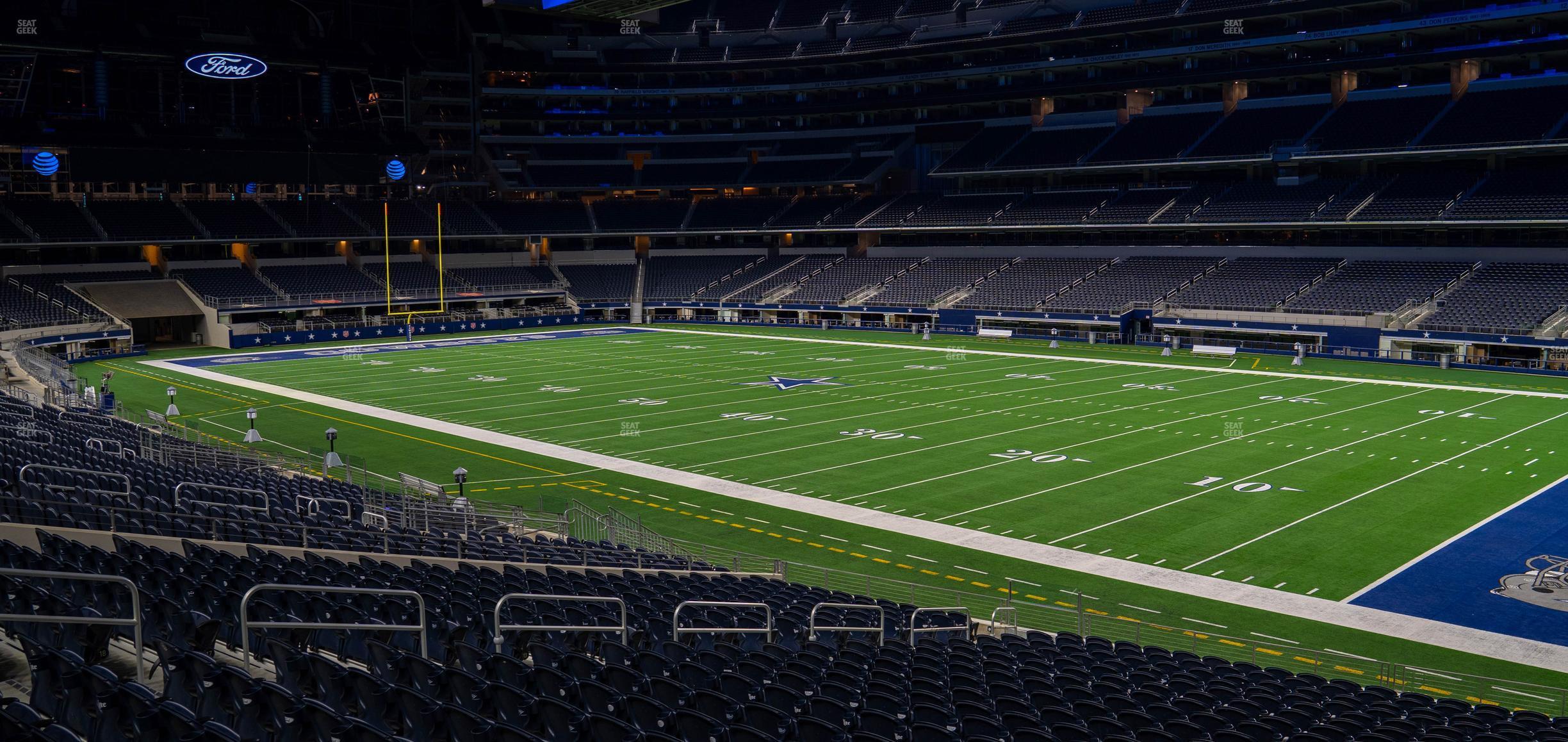 Seating view for AT&T Stadium Section Hall Of Fame Suite 250