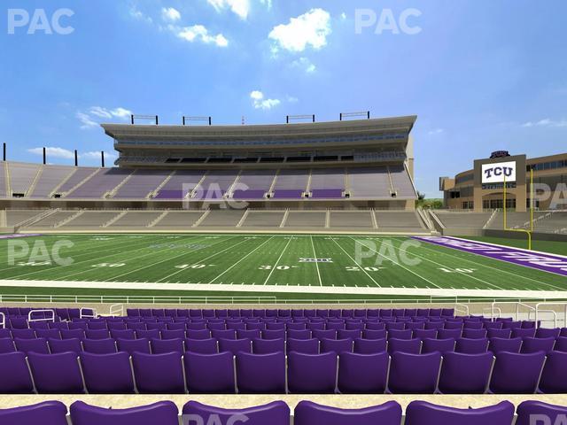 Seating view for Amon G Carter Stadium Section 103