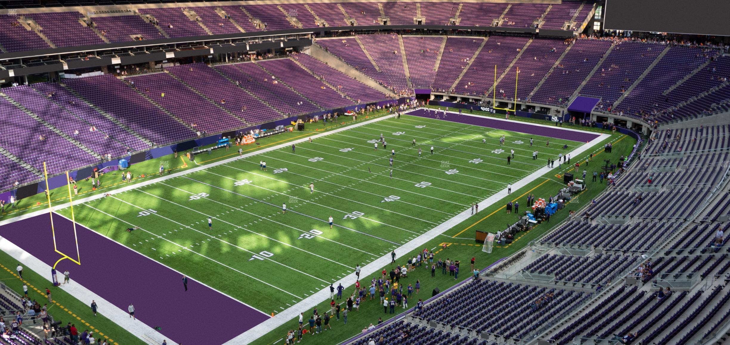 Seating view for U.S. Bank Stadium Section 349