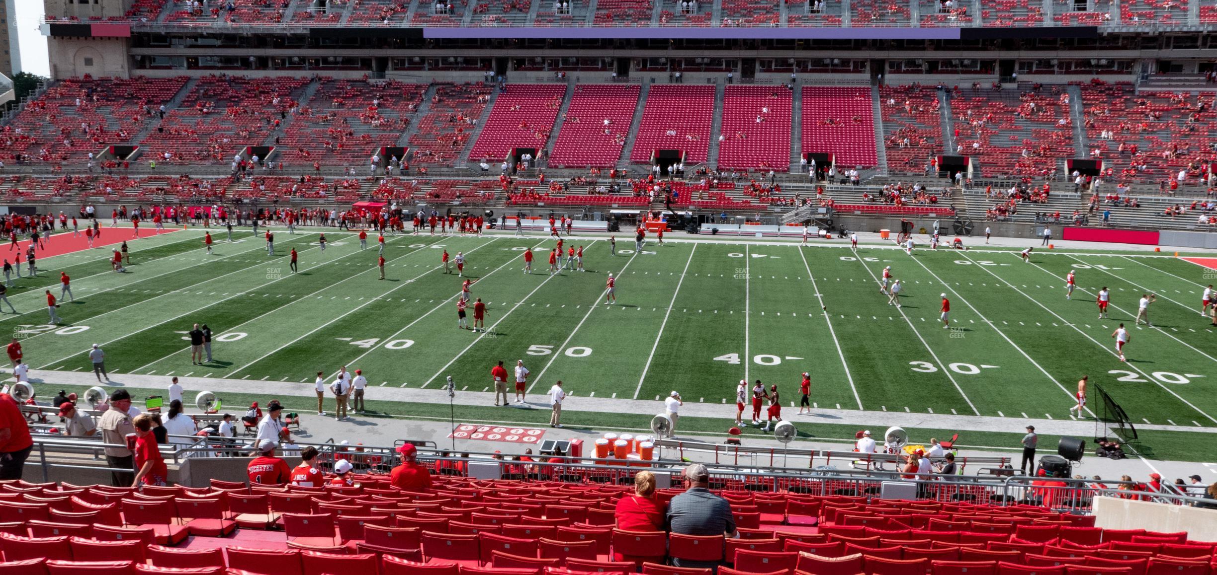 Seating view for Ohio Stadium Section 20 A