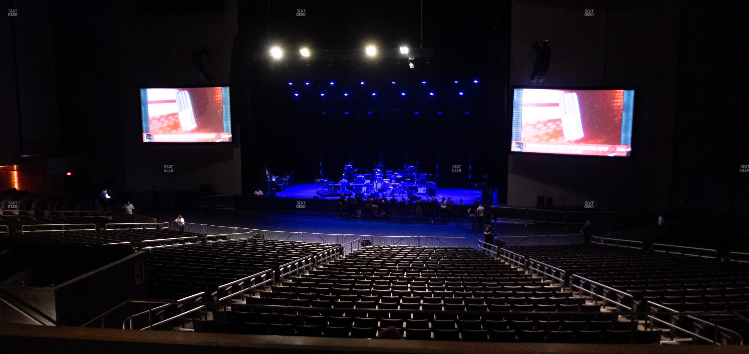 Seating view for Arizona Financial Theatre Section Club 202