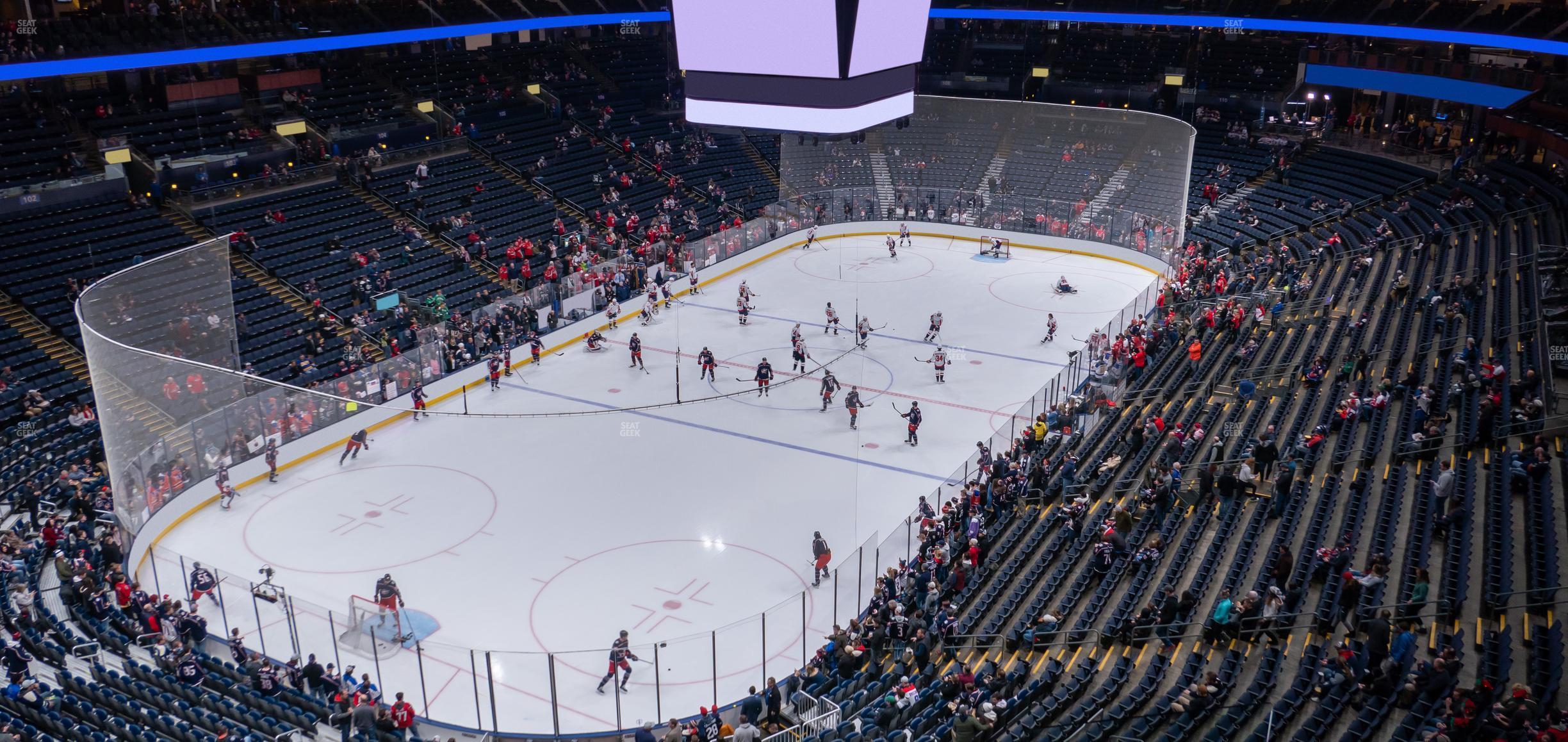 Seating view for Nationwide Arena Section 221