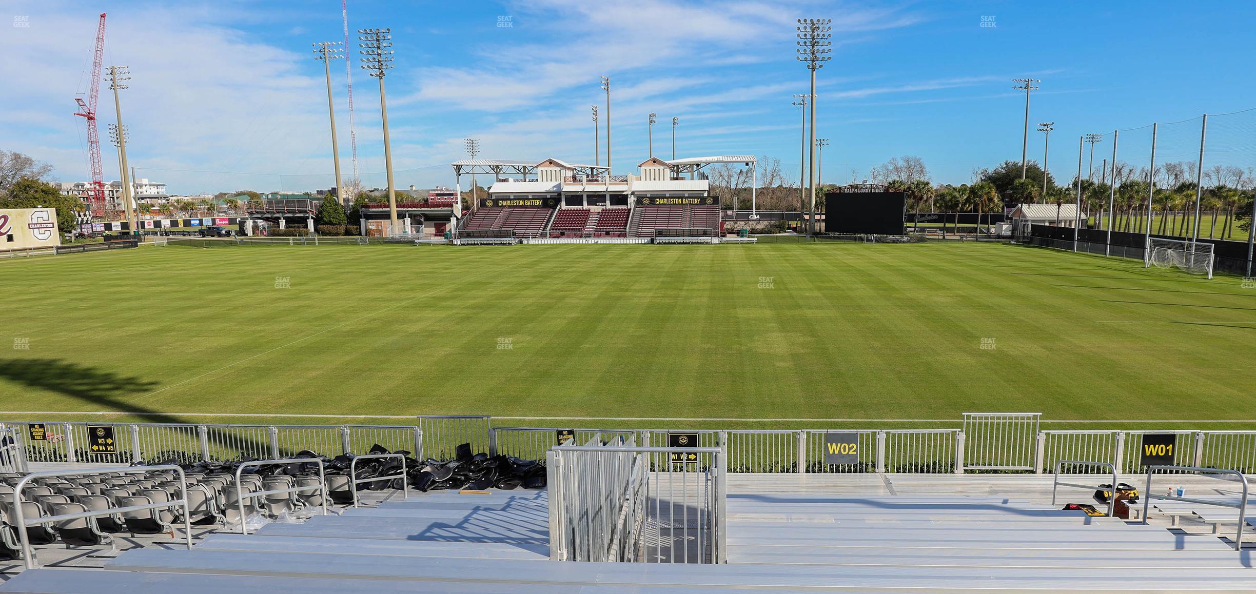 Seating view for Patriots Point Athletics Complex Section 102